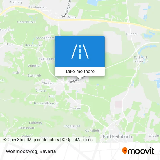 Карта Weitmoosweg