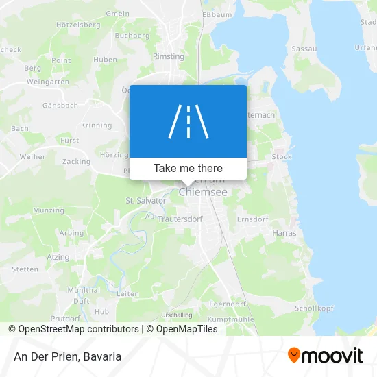 An Der Prien map