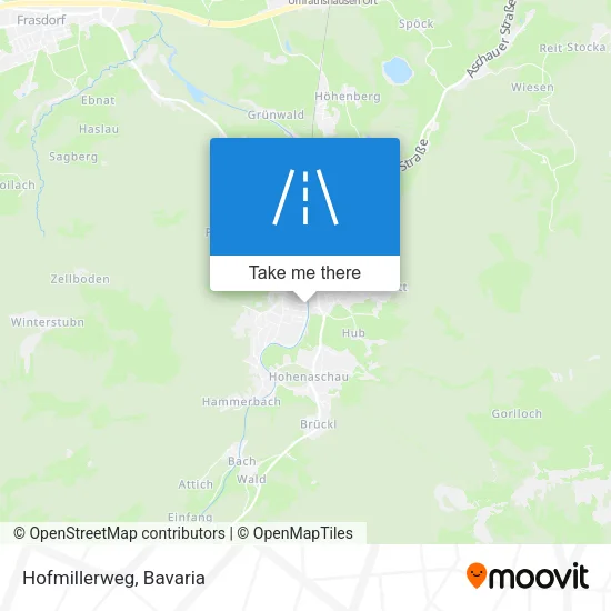 Hofmillerweg map