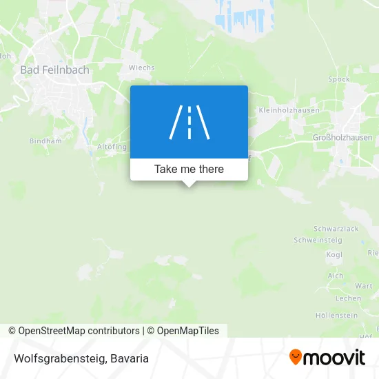 Карта Wolfsgrabensteig