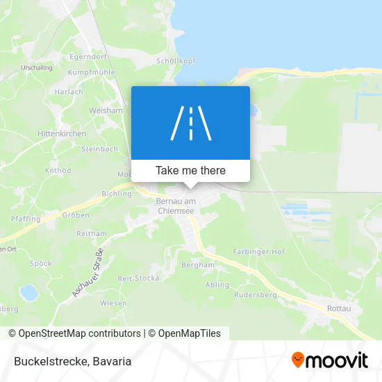 Карта Buckelstrecke