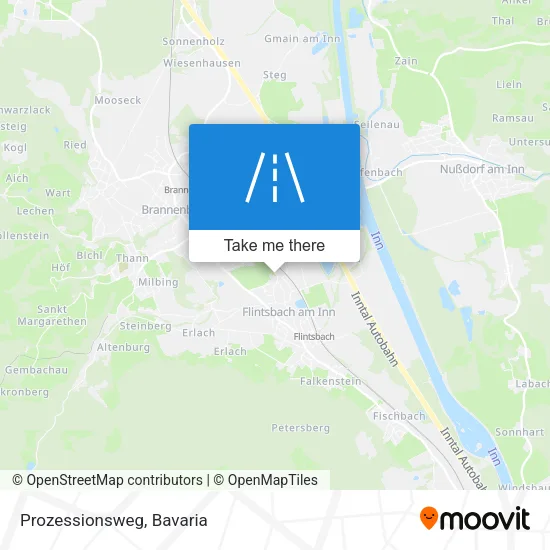 Карта Prozessionsweg