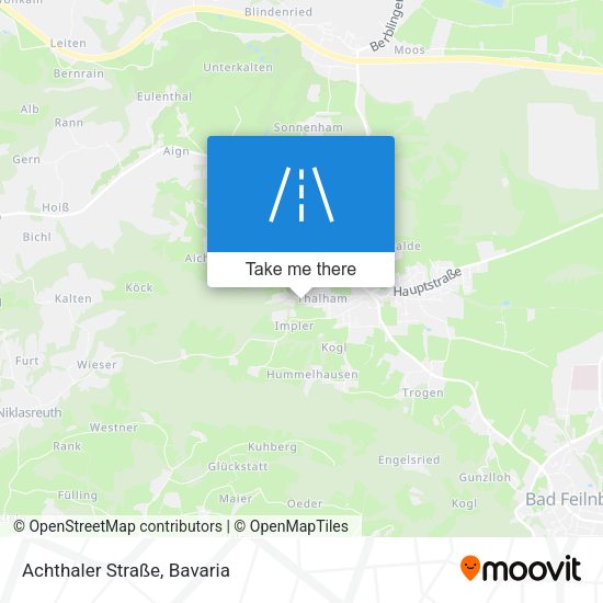 Achthaler Straße map