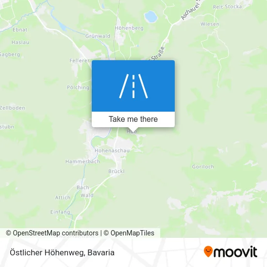 Карта Östlicher Höhenweg