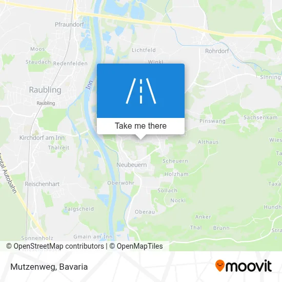 Mutzenweg map