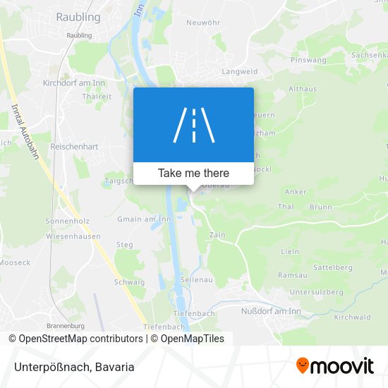 Unterpößnach map