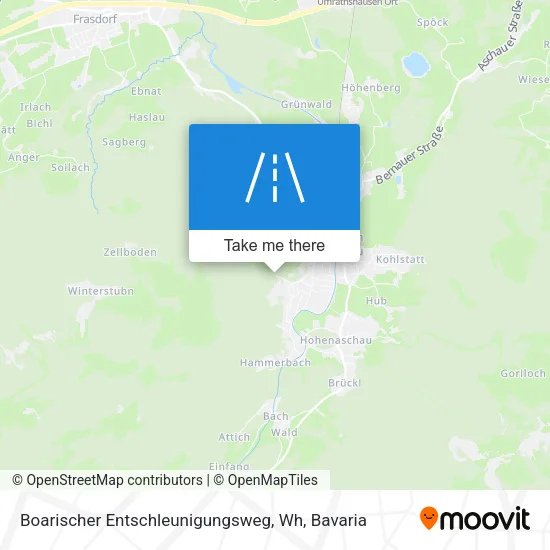 Карта Boarischer Entschleunigungsweg, Wh