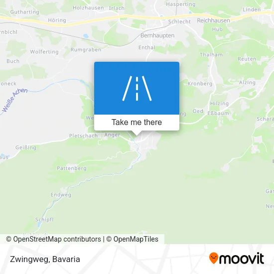 Карта Zwingweg