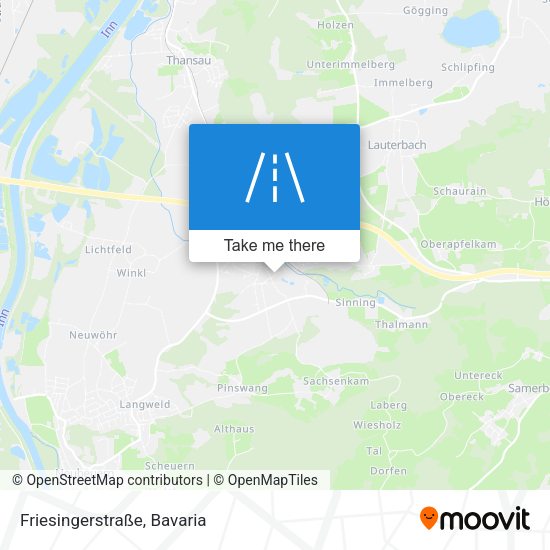 Friesingerstraße map