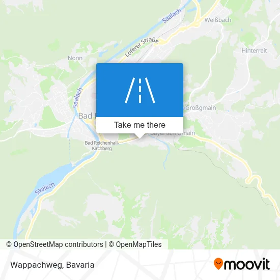 Wappachweg map