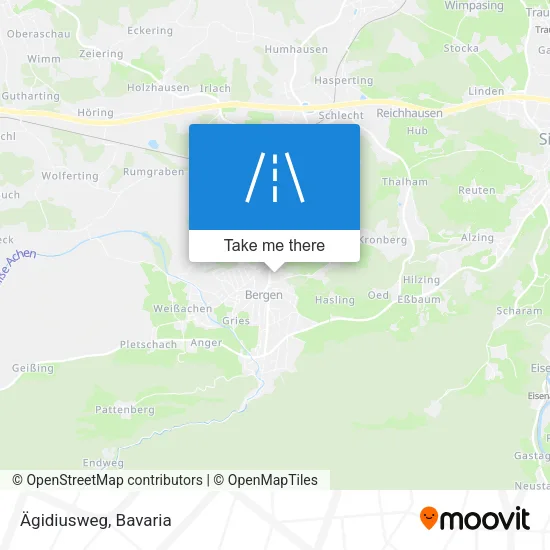 Карта Ägidiusweg
