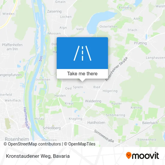 Карта Kronstaudener Weg