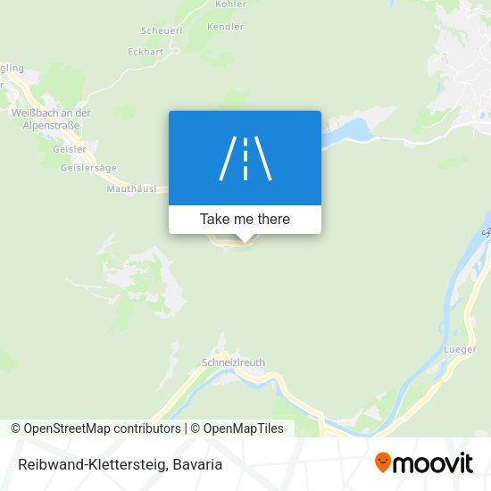Reibwand-Klettersteig map