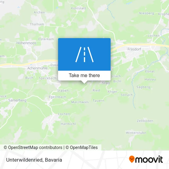 Карта Unterwildenried