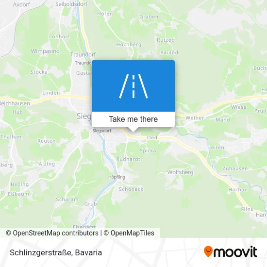 Карта Schlinzgerstraße