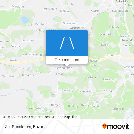 Zur Sonnleiten map