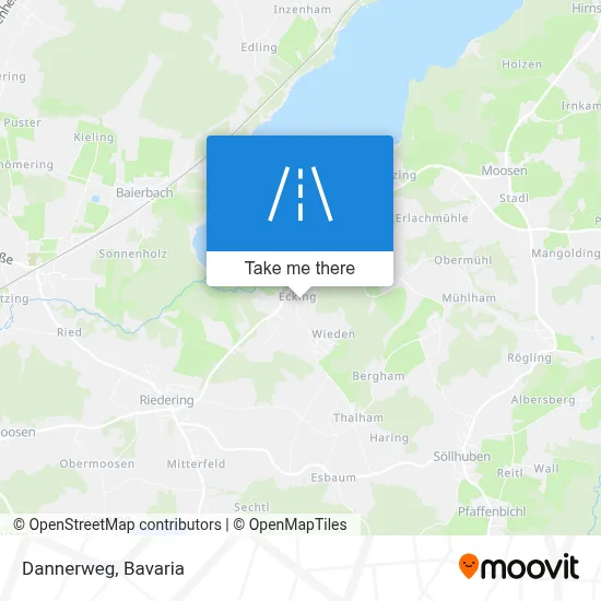 Dannerweg map