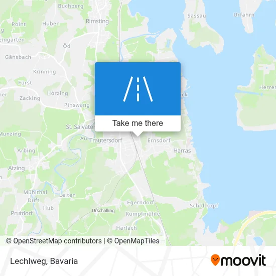 Lechlweg map
