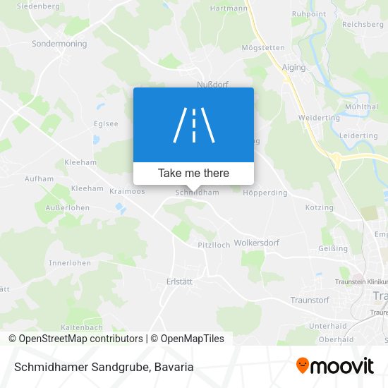 Schmidhamer Sandgrube map