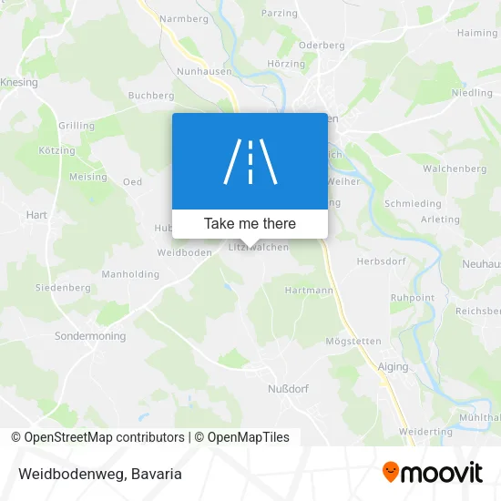 Карта Weidbodenweg