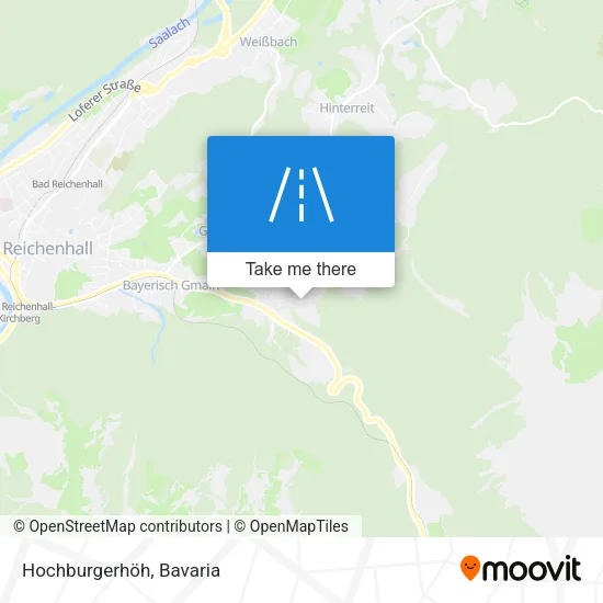Карта Hochburgerhöh