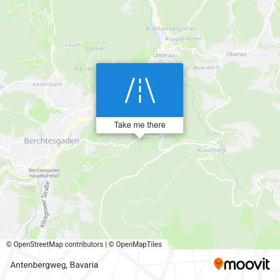 Antenbergweg map