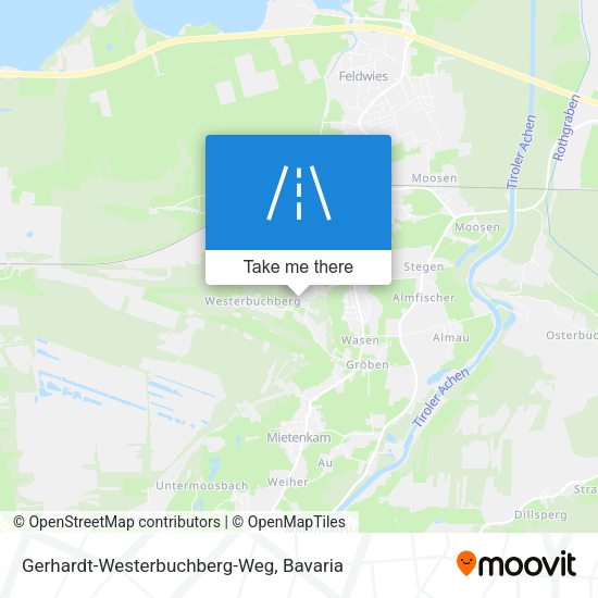Gerhardt-Westerbuchberg-Weg map