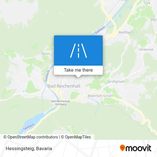 Hessingsteig map