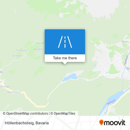 Höllenbachsteig map