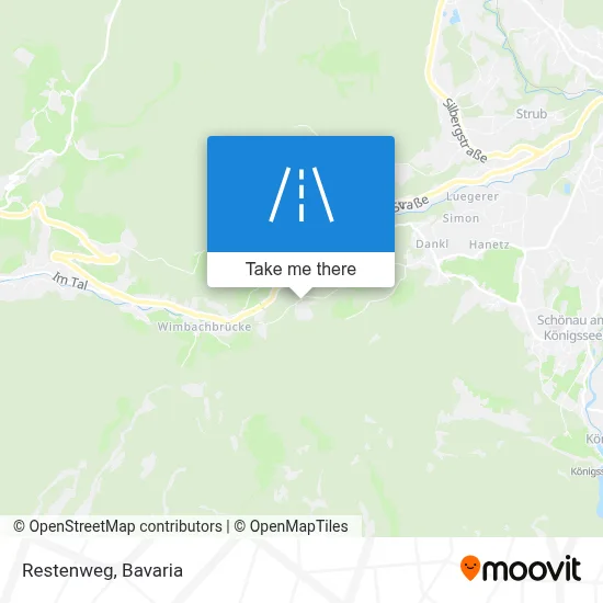 Restenweg map