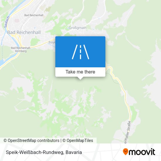 Speik-Weißbach-Rundweg map