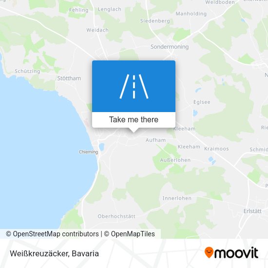 Weißkreuzäcker map