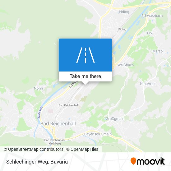 Schlechinger Weg map