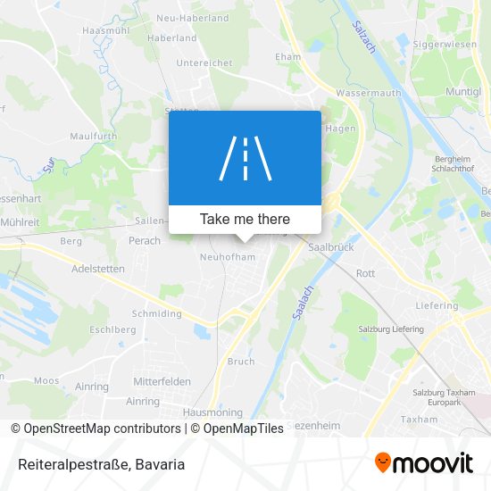 Reiteralpestraße map