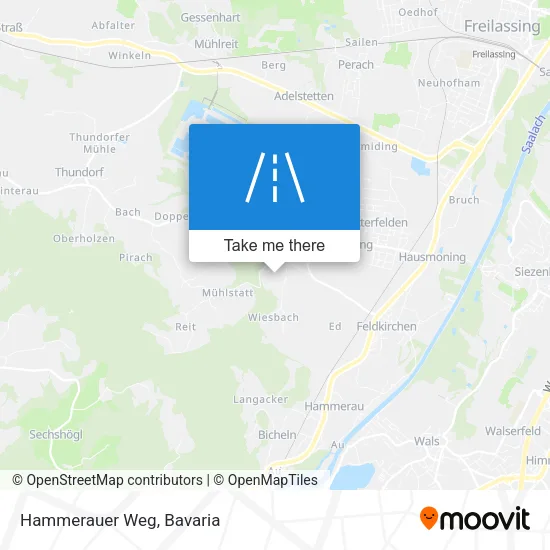 Hammerauer Weg map