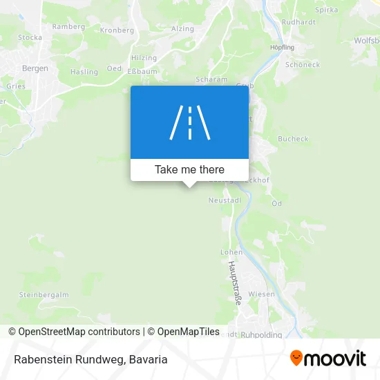 Rabenstein Rundweg map