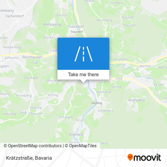 Карта Krätzstraße