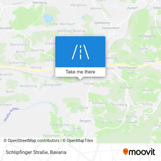 Карта Schlipfinger Straße