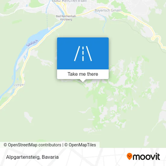 Карта Alpgartensteig