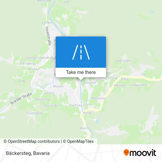 Карта Bäckersteg