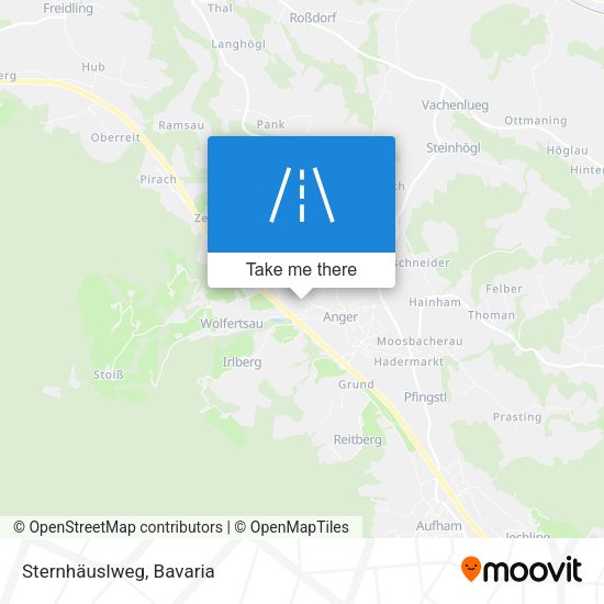 Sternhäuslweg map