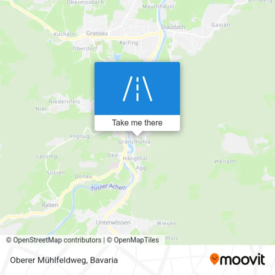 Карта Oberer Mühlfeldweg