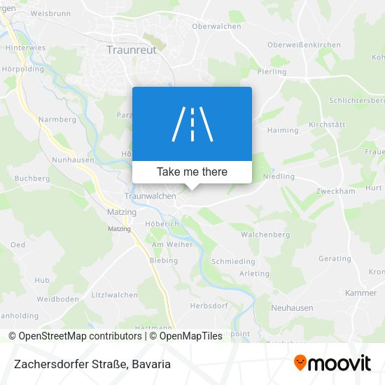 Zachersdorfer Straße map