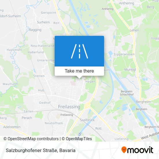 Salzburghofener Straße map