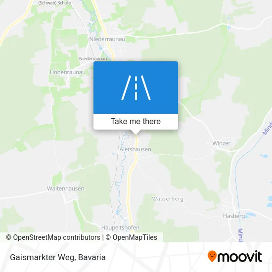Карта Gaismarkter Weg