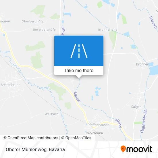 Карта Oberer Mühlenweg