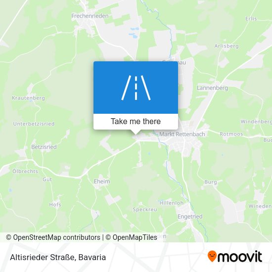 Altisrieder Straße map