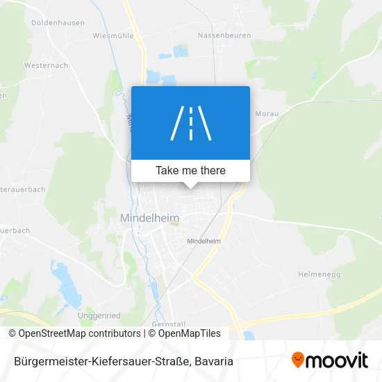 Карта Bürgermeister-Kiefersauer-Straße