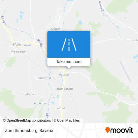 Карта Zum Simonsberg