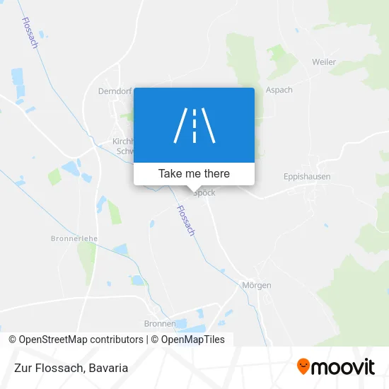 Карта Zur Flossach